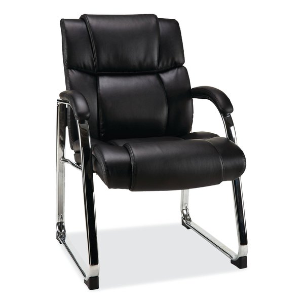Alera Alera Hildred Series Guest Chair, 25 x 28.94 x 37.8, Black Seat/Back, Chrome Base ALEHD4319